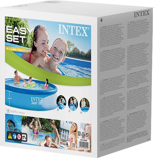 Intex Easy Set Round Swimming Pool PVC 5621L Inflatable 366x76cm Blue with Accessories