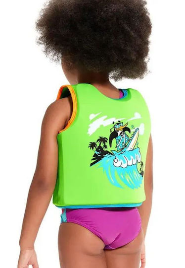 Speedo Kids' Life Jacket Green Penguin