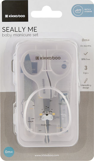 Kikka Boo Baby Nail Care Set Seally Me White 1pcs