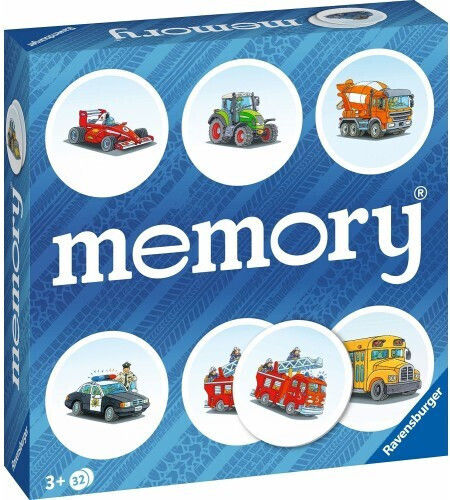 Επιτραπέζιο Παιχνίδι Vehicles Memory για 3+ Παίκτες 3+ Ετών (EN) Ravensburger