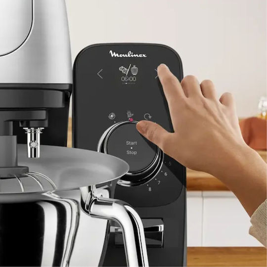 Moulinex Coach Κουζινομηχανή 1200W με Ανοξείδωτο Κάδο 5.5lt