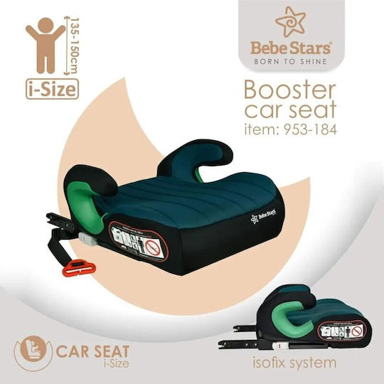 Bebe Stars Baby Car Seat Booster i-Size with Isofix Petrol