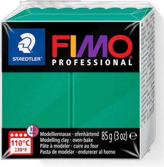 Staedtler Fimo Professional Polymeric Modelling Clay Green 85gr