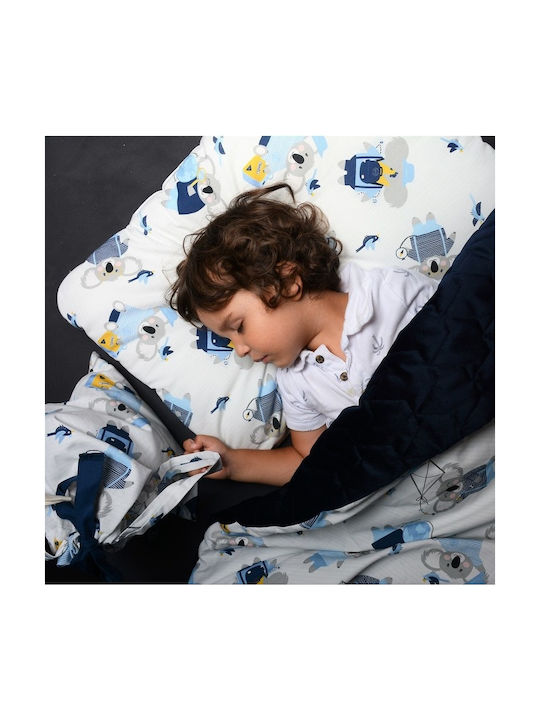 La Millou Baby Sleep Pillow Dundee & Friends Light Blue 40x60cm