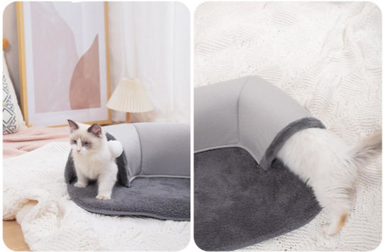 Cat Bed Tunnel & Toy Dim.53x75x21cm
