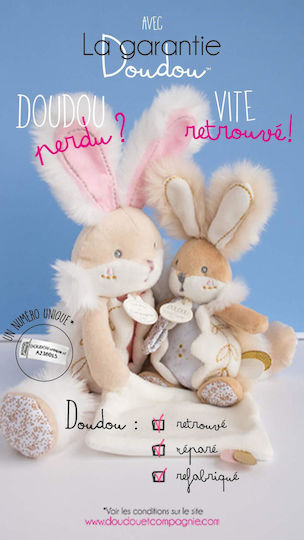 Doudou et Compagnie Πανάκι Μωρού Renard Πορτοκαλί