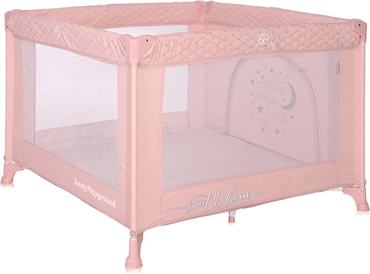 Lorelli Sunny Park mit Matratze Rosa 100x100cm