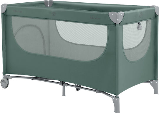 Kikka Boo Loc De Joacă Cu 2 Nivele Cu Saltea Verde 65x125cm