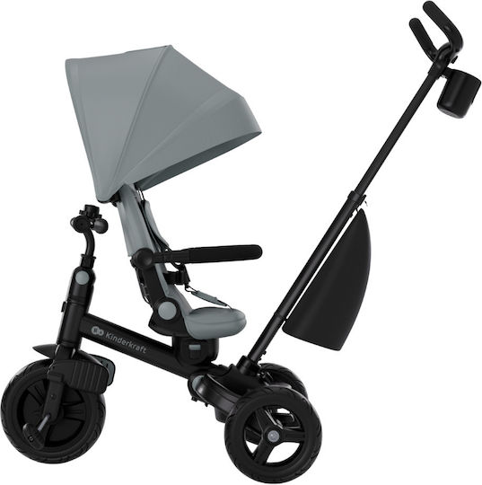 Kinderkraft AVEO 2 Plus Wandelbar mit Elterngriff für 9 Monate Grau