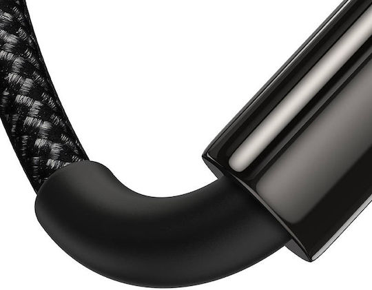 Baseus Tungsten USB 2.0 Kabel USB Typ-C männlich - USB-A 100W PD Schwarz 2m CAWJ000101
