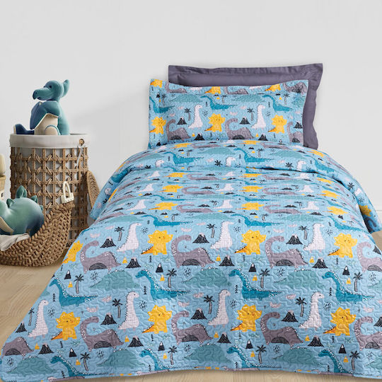 Das Home Παιδικό Κουβερλί Μονό Blue, Grey 160x240εκ.