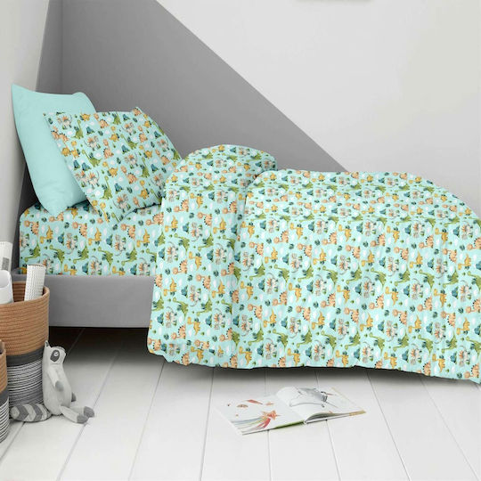 Astron Italy Pătură Pentru Copii Single Jurassic Multicolor 160x250 cm