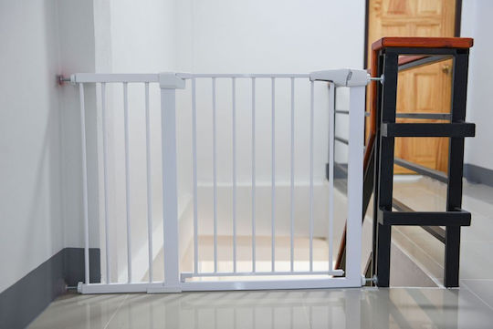 Ecotoys Блиндирана Врата от Метал в Бял Цвят 77см
