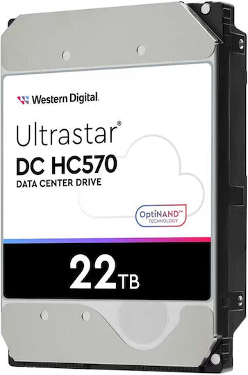 Western Digital HC555 Data Center 12TB HDD Σκληρός Δίσκος 3.5" SAS 3.0 με 512MB Cache για Server / Καταγραφικό 0B47741