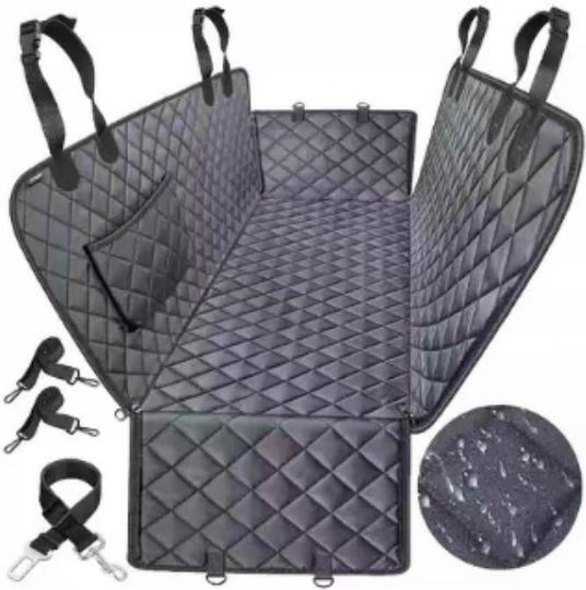 Deluxe Protective Waterproof Seat Cover Car for Dog Black