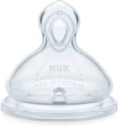 Nuk First Choice Θηλές από Σιλικόνη Μικρής Ροής για 0+ μηνών 2τμχ