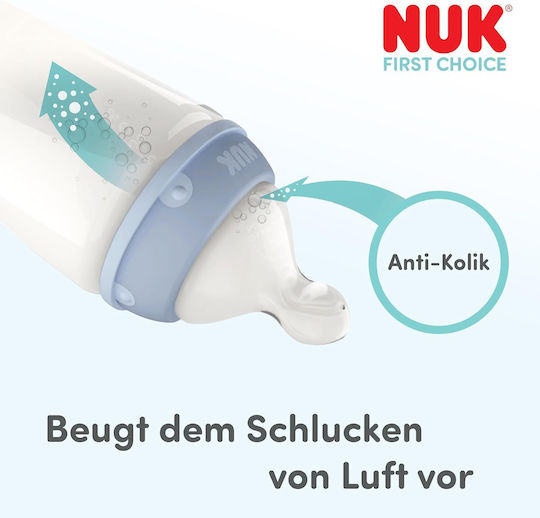 Nuk First Choice Θηλές από Σιλικόνη Μικρής Ροής για 0+ μηνών 2τμχ