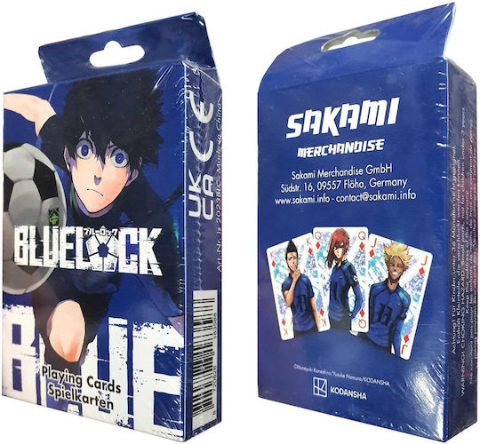 Sakami Merchandise Συλλεκτική Τράπουλα για Poker Μπλε