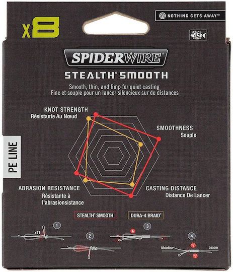 Spiderwire Stealth Smooth 8 Fishing Filament 150m / 0.05mm / 5.4kg