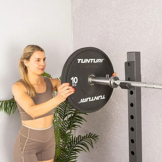 Tunturi 25kg Rubber Plate 1 Piece 45mm