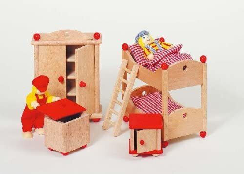 Goki Furniture for Flexible Puppets Children's Room Έπιπλα για Κουκλόσπιτο