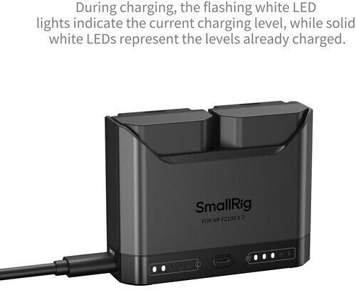 SmallRig Double Battery Charger Compatible with Sony