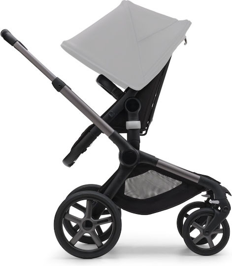 Bugaboo Fox 5 Ρυθμιζόμενο Καρότσι Μωρού Kατάλληλο για Nεογέννητο Graphite Midnight Black