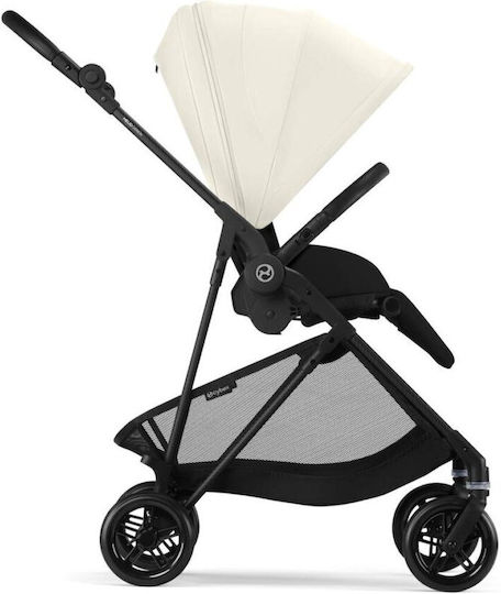 Cybex Melio Baby Stroller Suitable for Newborn Canvas White