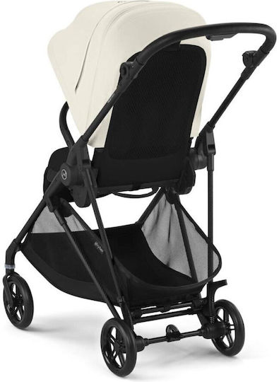 Cybex Melio Baby Stroller Suitable for Newborn Canvas White