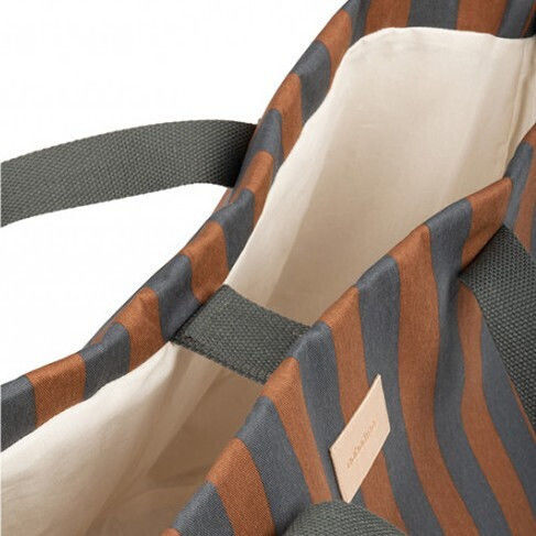Nobodinoz Children's Fabric Laundry Basket Majestic Brown 37x37x40cm