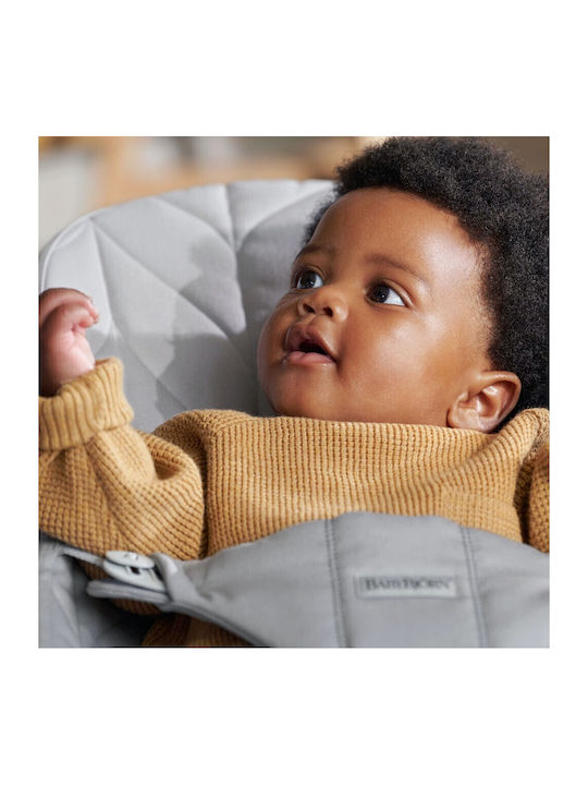BabyBjorn Manual Baby Relax Bliss Petals Light Grey for Child up to 13kg