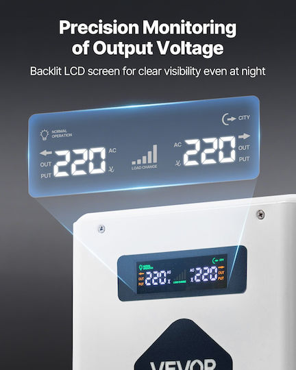 Vevor DXDYZHQSY220W0SFC001V7 Voltage Converter DC/DC 110V to 110V