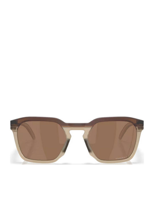 Oakley Унисекс Слънчеви Очила с Кафява Пластмасова Рамка и Кафяви Стъкла OO9533-03