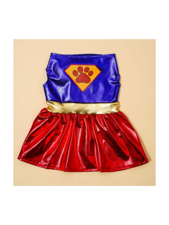 Super Dog Full Body Dog Clothing in Red Color 33x43x35cm 23.01.02035