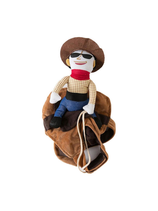 Pet Carnival Costume Cowboy Back Length 23cm