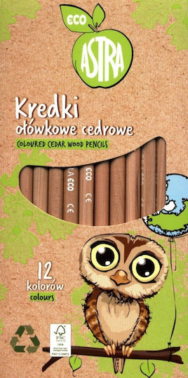Astra Ξυλομπογιές Σετ 12 χρώματα