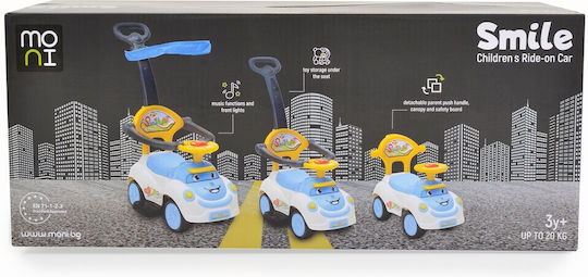 Cangaroo Smile Cars Ride On with Parental Handle for 12+ Months Green