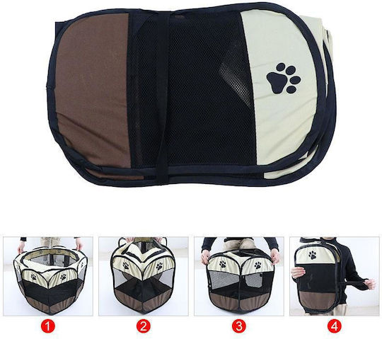 Animal Foldable Park Dog made of Fabric 73 x 73 x 58cm