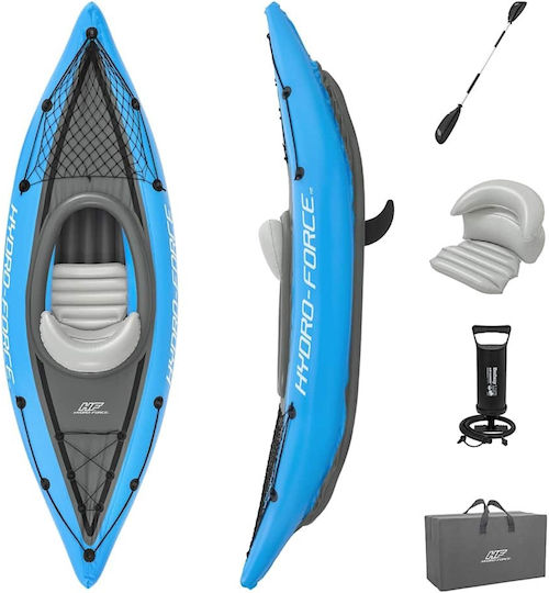 Bestway Hydro-Force 93787 Caiac de Plastic pentru Pescuit pentru 1 Persoană Albastru