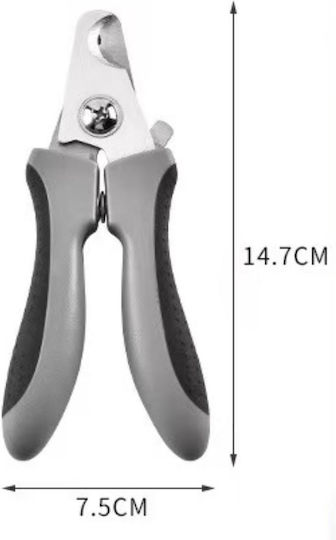 Ergonomischer Hundekrallenschere Nagelknipser für Haustiere Größe 14.7x7.5cm