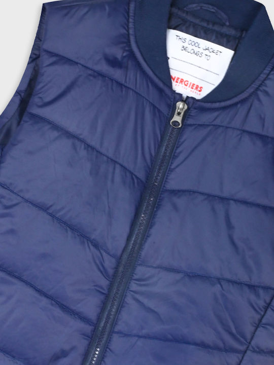 Energiers Kinder Freizeitjacke Ärmellos Marineblau