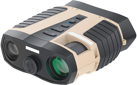 Levenhuk Atom Digital Dnb300 Binoculars Digital Night Vision 1-8x Zoom 35mm Lens 3" 800x640 Display Infrared Illumination Night Detection Range Up To 300 Meters Powered By 18650 Rechargeable Battery Black