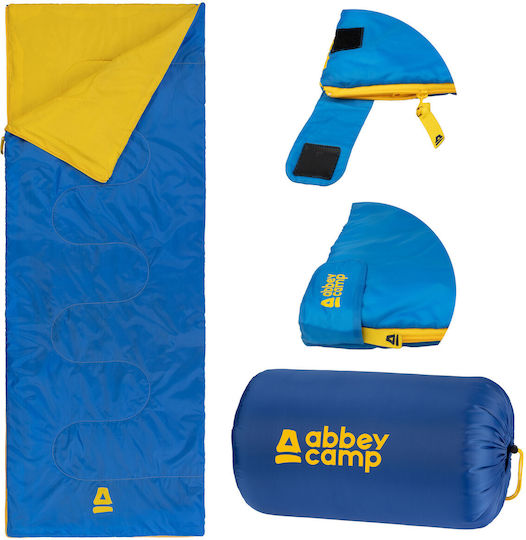 Abbey Double Summer Sleeping Bag Blue/Yellow