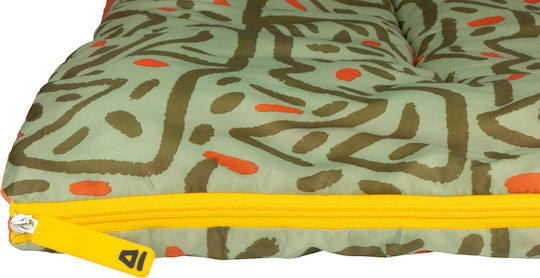 Abbey Sleeping Bag Παιδικό 2 Εποχών Camp Πράσινο/Πορτοκαλί