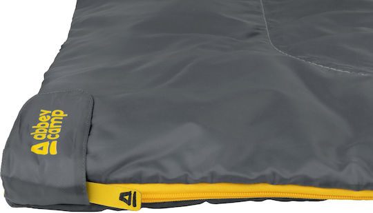 Abbey Sac de dormit Single De vară Camp Grey/Yellow