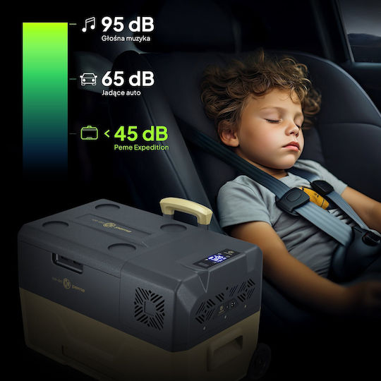 Peme Expedition 30 Tragbare Kühlschrank 27lt 12V / 24V Ecru
