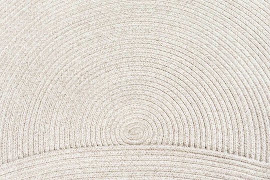 Ανατόλια Χαλί από Γιούτα Φ200cm Ivory