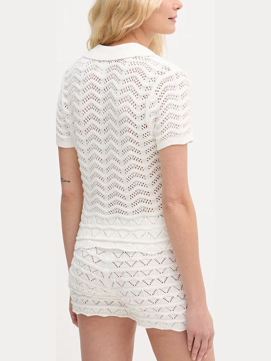 DKNY Damen Pullover Ivory