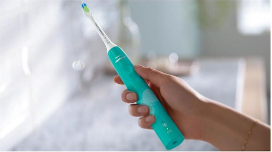 Philips Sonicare Irigator Bucal cu Senzor de Presiune și Husă de Călătorie Verde