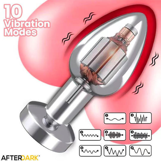 LateToBed Anal Plug with Vibration Small 7.6cm